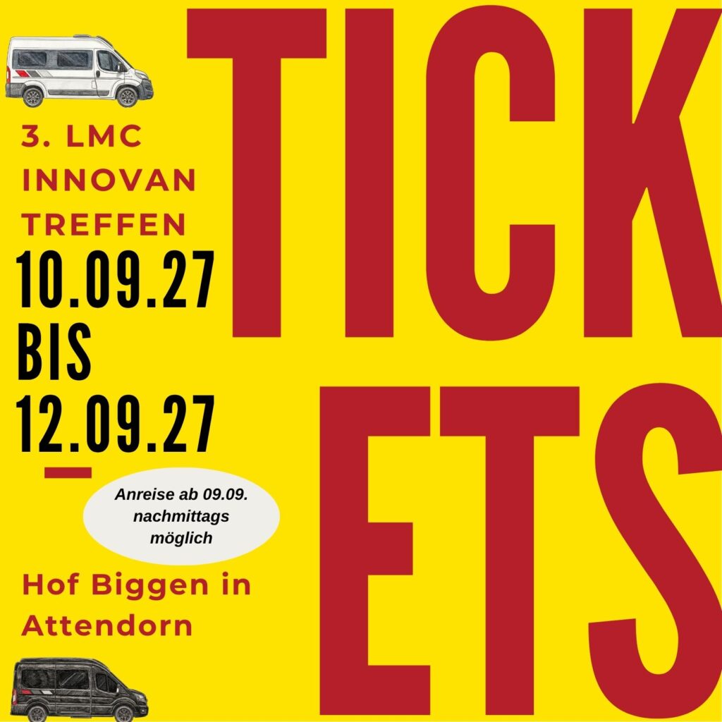 Ticket 3. LMC Innovan Treffen in Attendorn